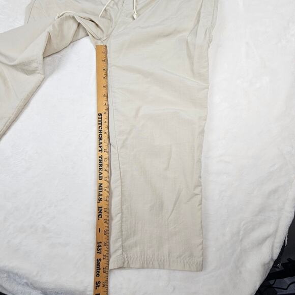 Water Girl  patagonia large 100% Nylon Pants Khaki Cargo Made in the USA - Picture 5 of 12